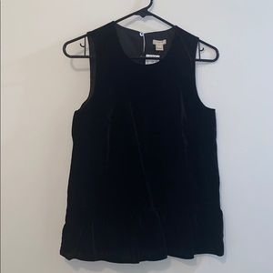 J.Crew velvet tank